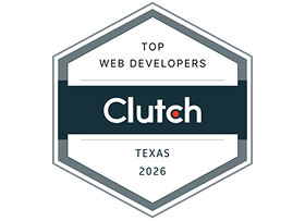 Clutch Top Web Developers award badge