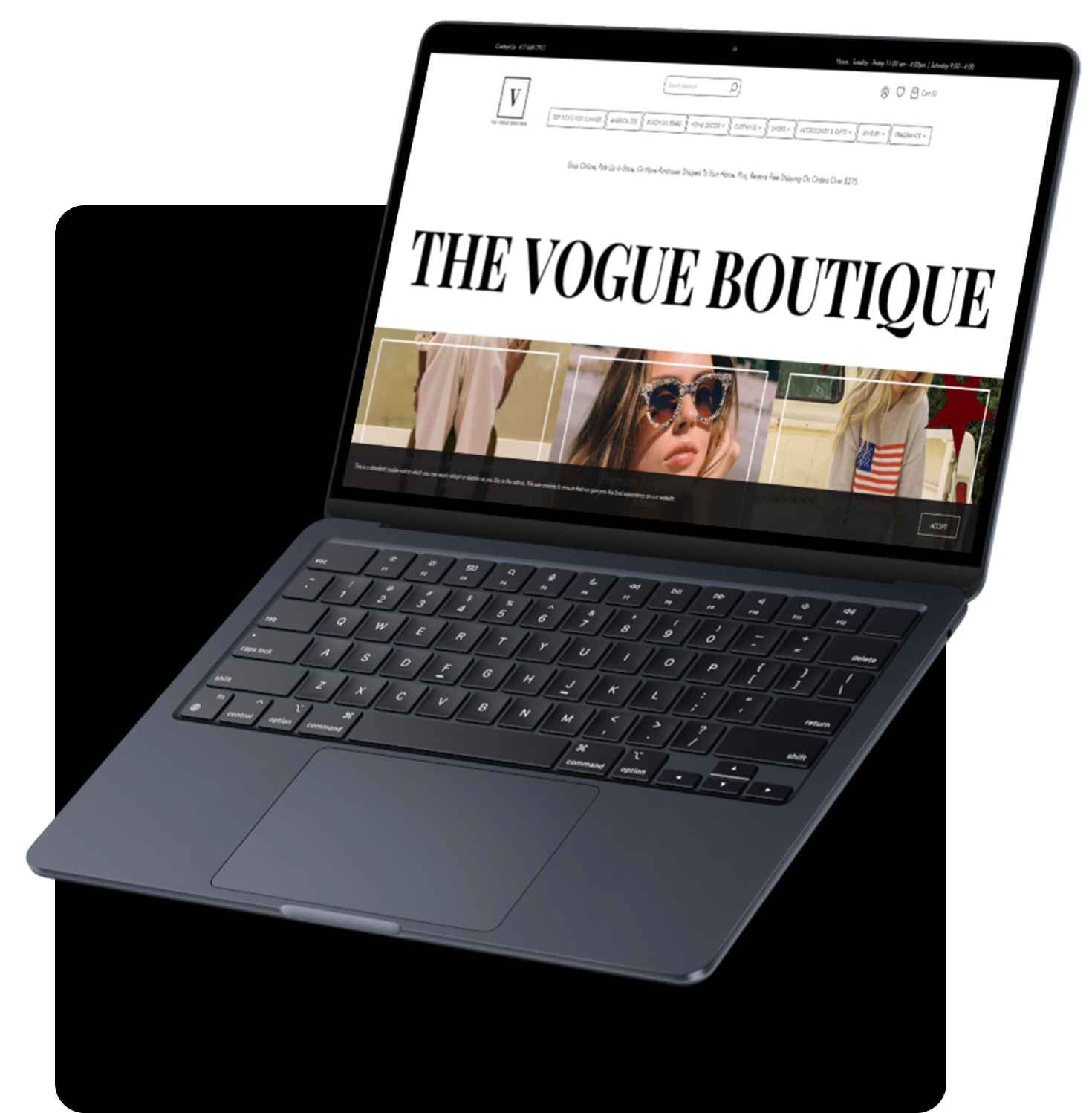 The Vogue Boutique website project outcome and business impact