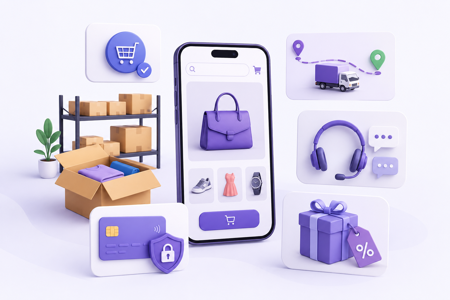 Ecommerce marketplace and fulfillment platform showcase