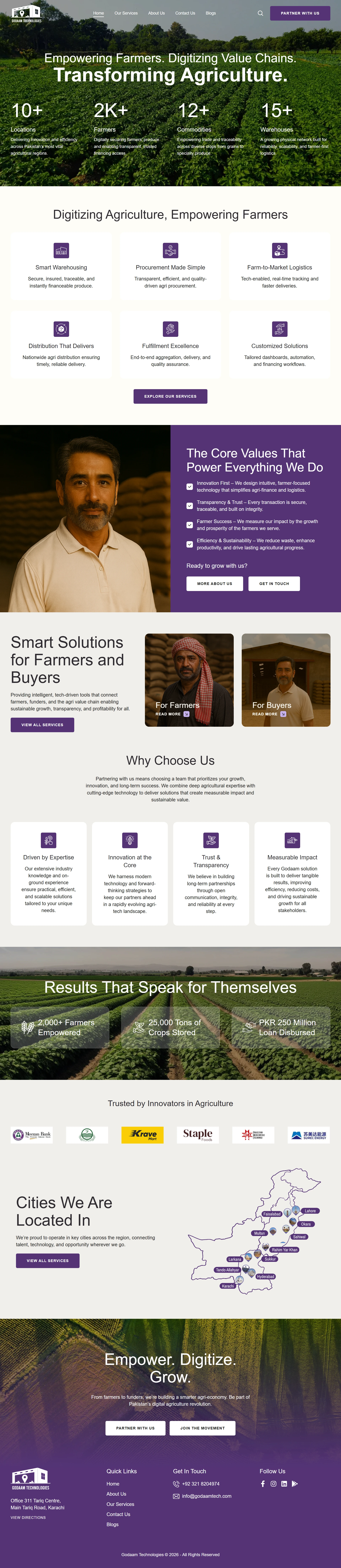 Godaam Technologies warehousing platform