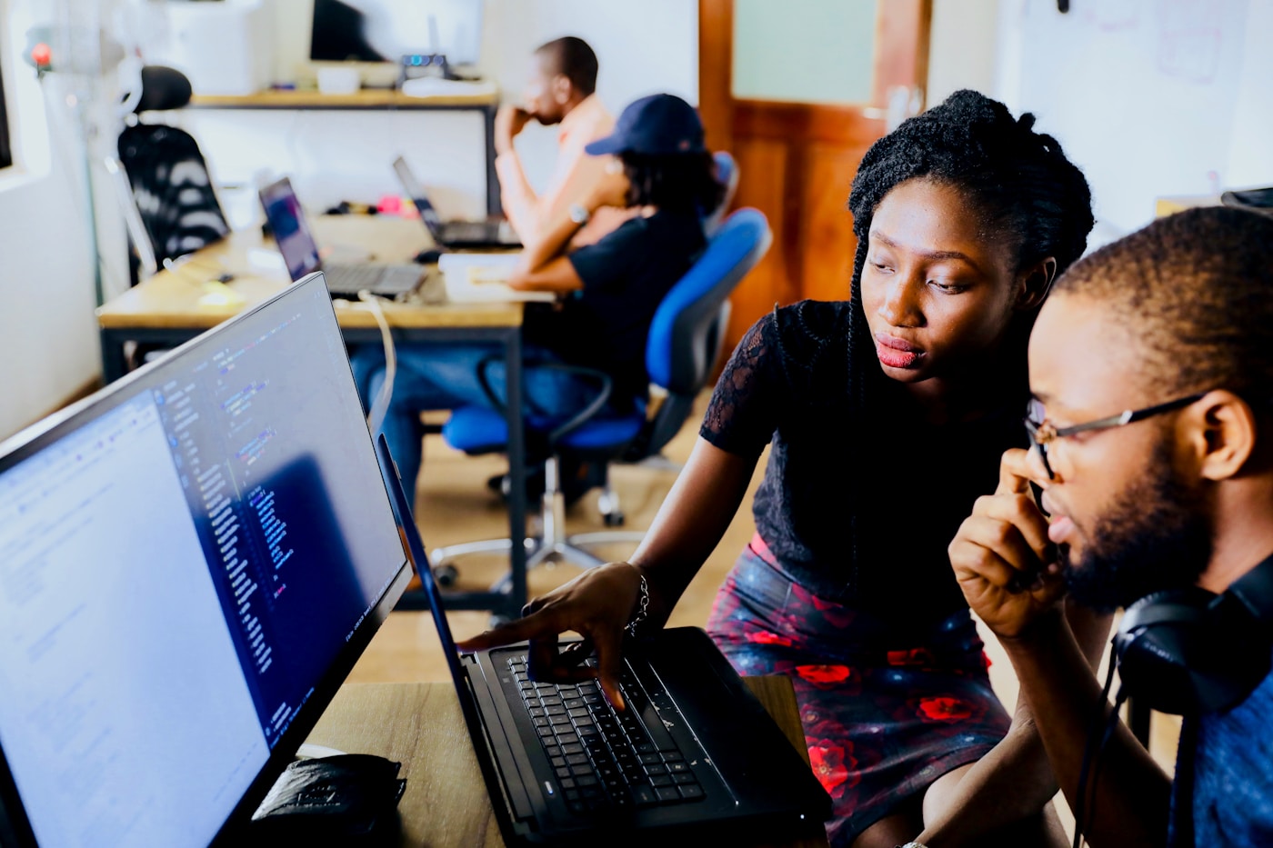 Dedicated development teams — engineers working together