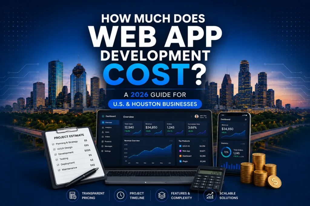 How Much Does Web App Development Cost? A 2026 Guide for U.S. & Houston Businesses